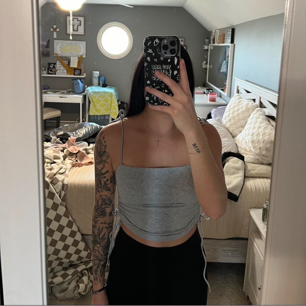 Elegant Gray Camisole Top